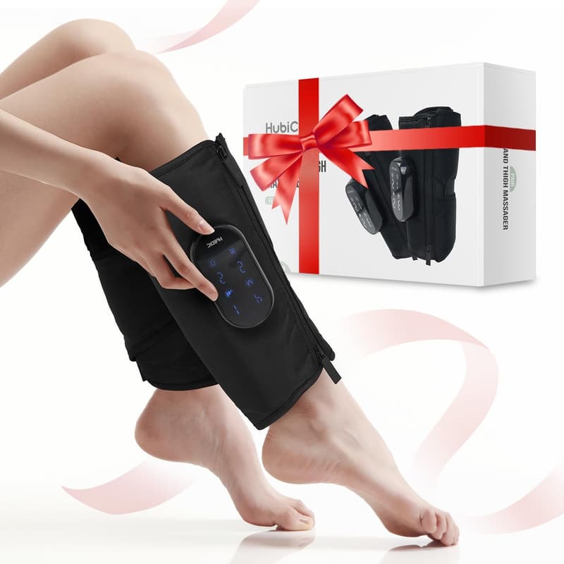 Kompressionsmassagegerät für Beine mit Wärme und Vibration