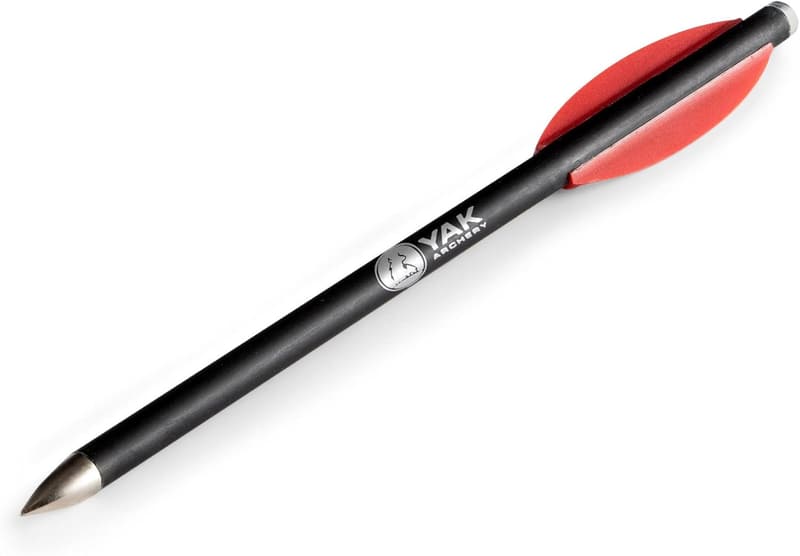 YAK Armbrustbolzen mit Stahlspitze und Aluminium-Nocke