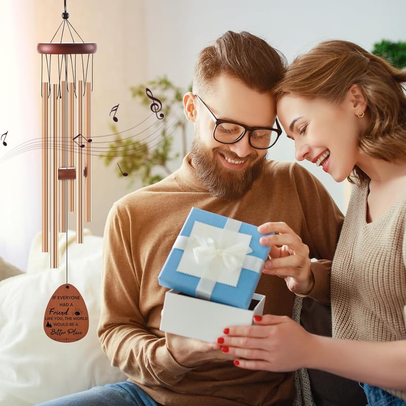 Geburtstags-Windspiel für Frauen – personalisierte Gartendekoration
