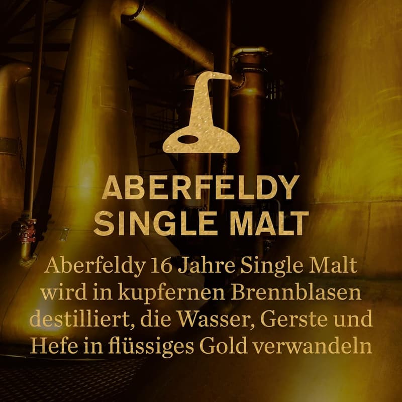 Aberfeldy 16 Jahre Single Malt Scotch Whisky, 40 % Vol., 700 ml
