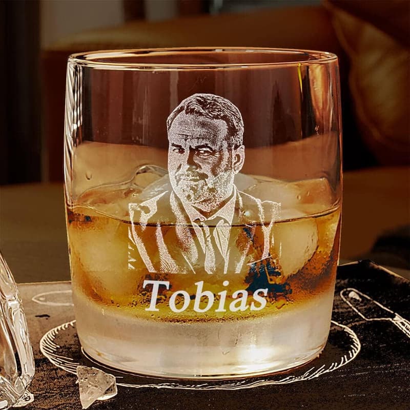 Whiskyglas mit Fotogravur - Ideal für besondere Anlässe