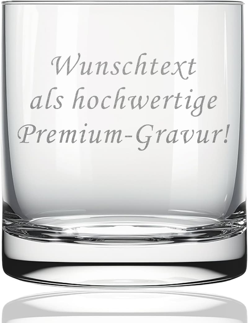 Personalisierte Whiskygläser mit Gravur – Geschenkset für Paare