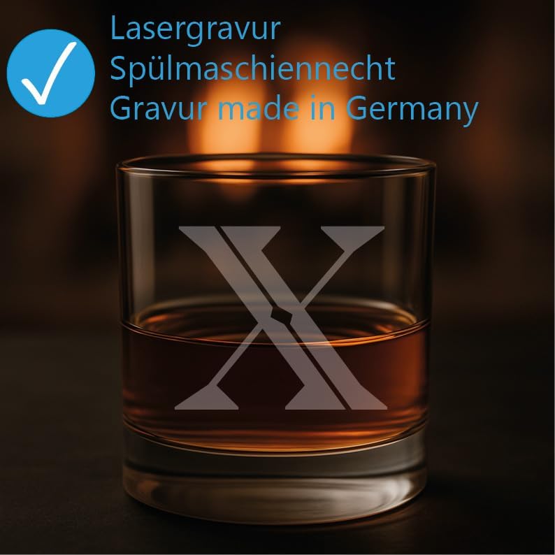 Personalisiertes Whiskyglas mit Gravur - 30cl Tumbler für Männer