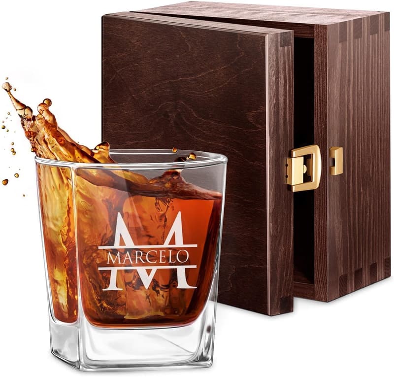 Personalisierbares Whiskyglas mit Gravur für Frauen – 250 ml Geburtstagsgeschenk