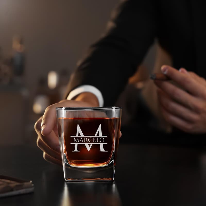 Personalisierbares Whiskyglas mit Gravur für Frauen – 250 ml Geburtstagsgeschenk