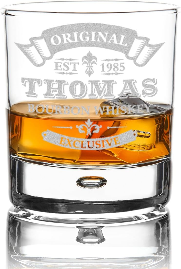 Personalisierte Whiskygläser 330 ml mit Gravur für Männer