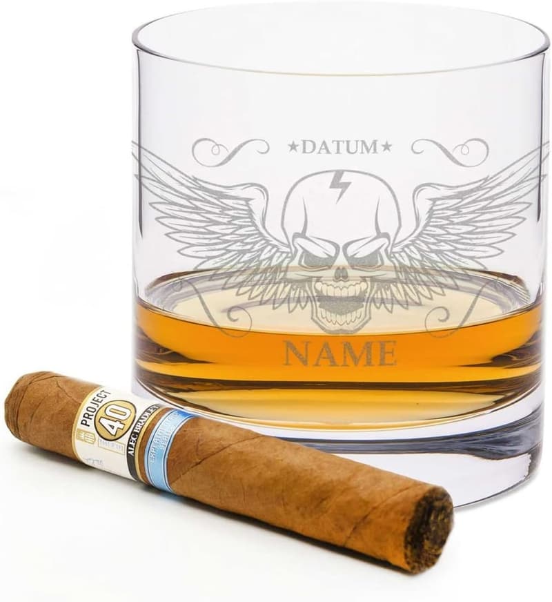 Personalisierte Whiskygläser mit Gravur für Whisky-Liebhaber