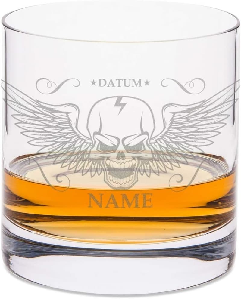 Personalisierte Whiskygläser mit Gravur für Whisky-Liebhaber