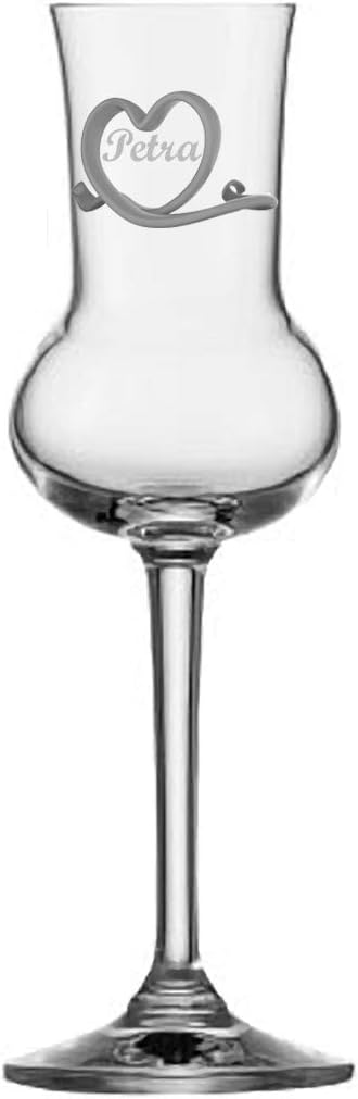 Personalisierbares Grappa-Glas mit individueller Gravur