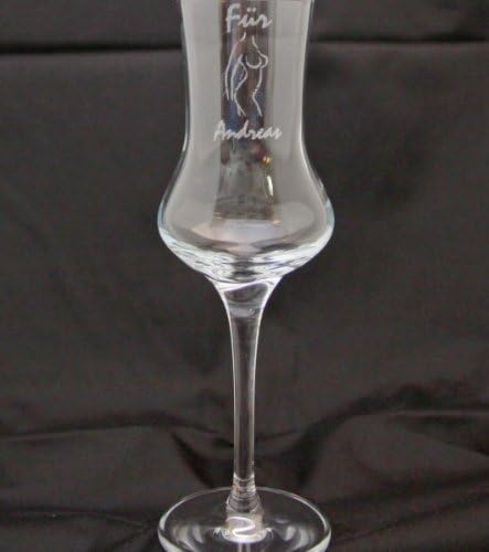 Personalisierbares Grappa-Glas mit individueller Gravur