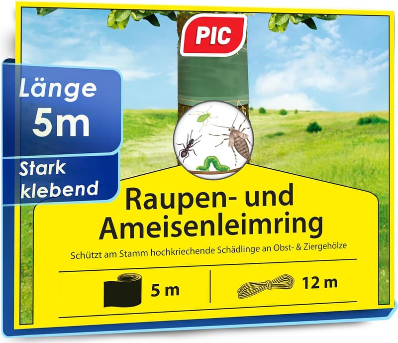 Selbstklebende Leimringe für Obstbäume - 5 Meter Stammschutz