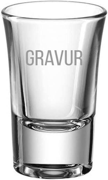 Personalisierte Gravur Schnapsglas CLASSIC