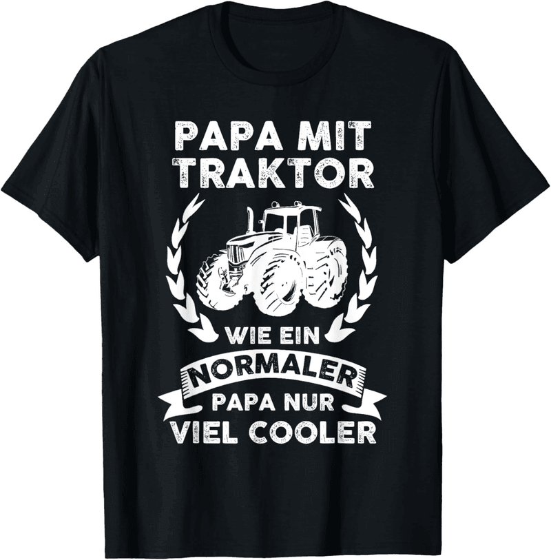 Vatertags T-Shirt für Papa mit Traktor-Motiv
