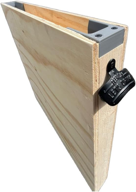 Handgefertigte Biertisch-Erhöhung aus Holz - 110 cm, inkl. Flaschenöffner
