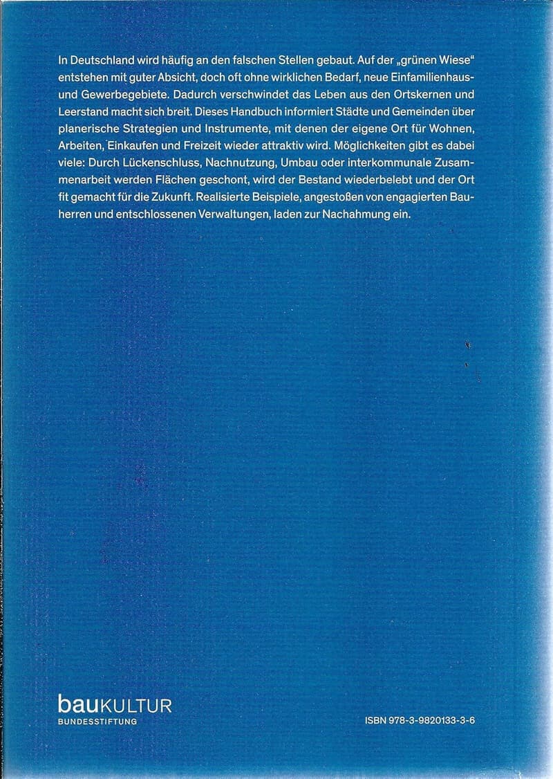 Handbuch zur Innenentwicklung für bessere Bauprojekte