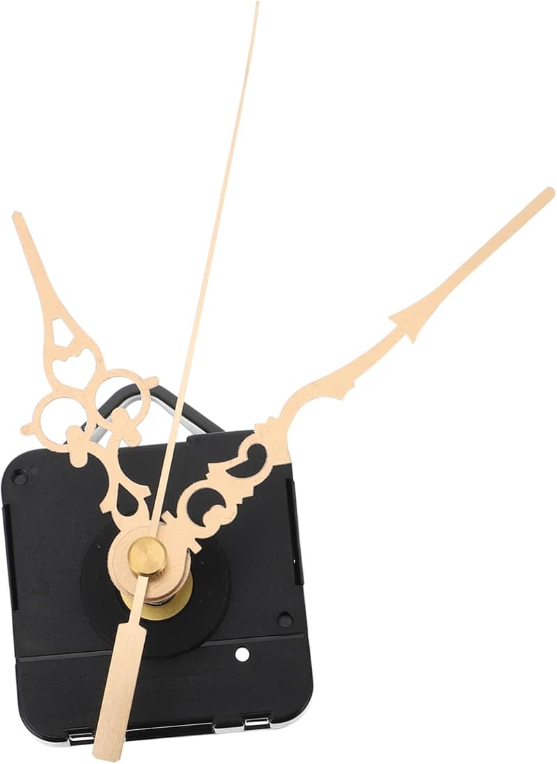 DIY Wanduhrwerk Set mit hohem Drehmoment - mechanischer Uhrwerk Kit in Silber