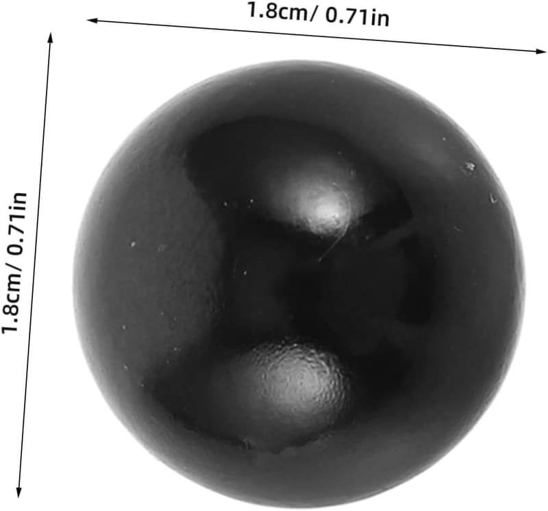 Flipperautomaten Kugellager-Set aus Stahl – 5 Stück Schwarz