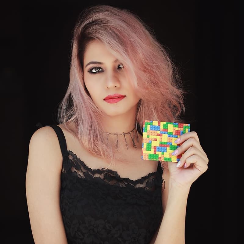 Veganer minimalistischer Geldbeutel für Herren und Damen, RFID-blockierend