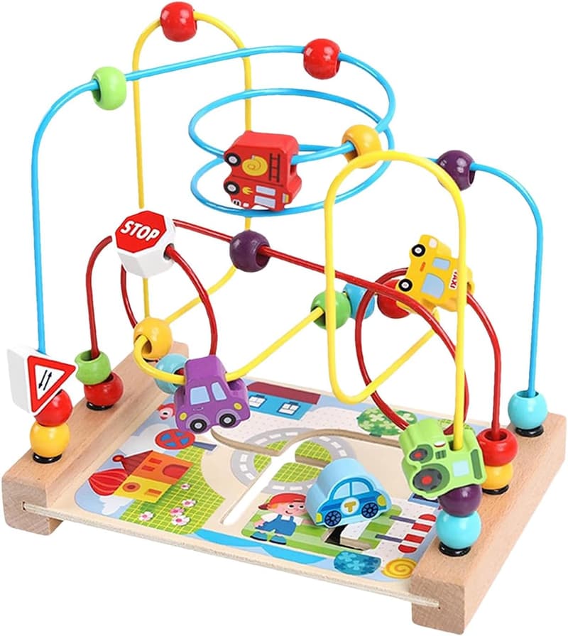 Sensorisches Labyrinthspielzeug aus Holz für Kleinkinder (1-3 Jahre)