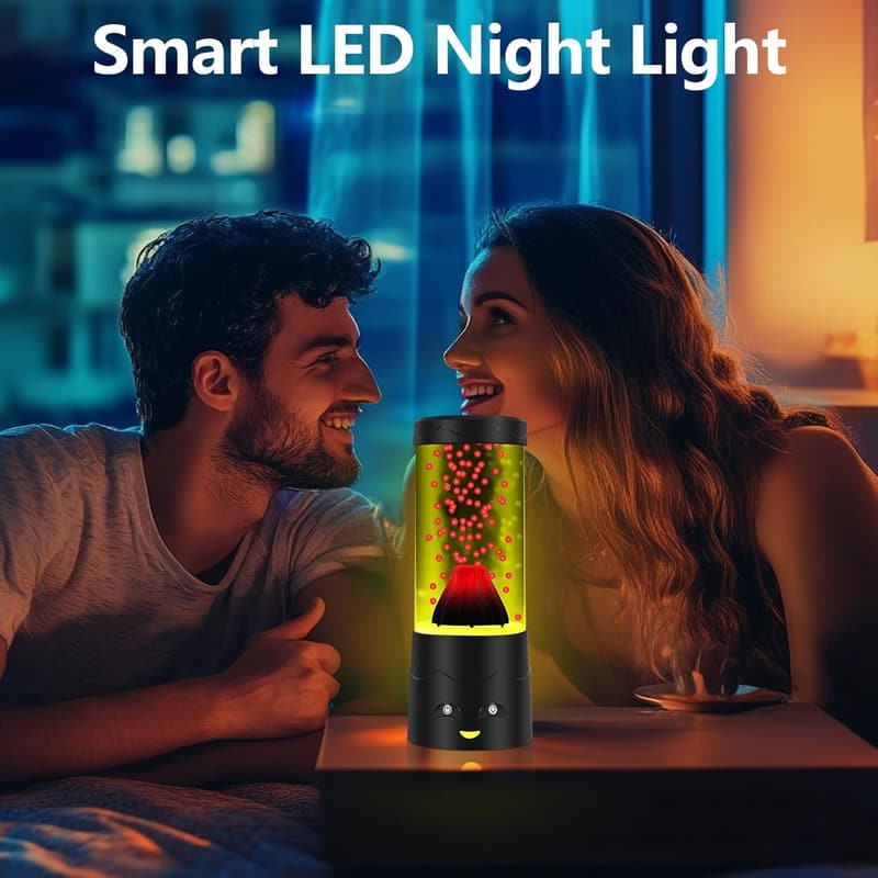 Lava Lampe für Kinder, 16 Farben mit Fernbedienung, Stimmungslicht