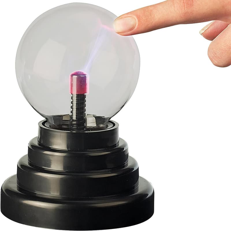 Mini-Plasmalampe 14 cm mit USB- und Batteriebetrieb