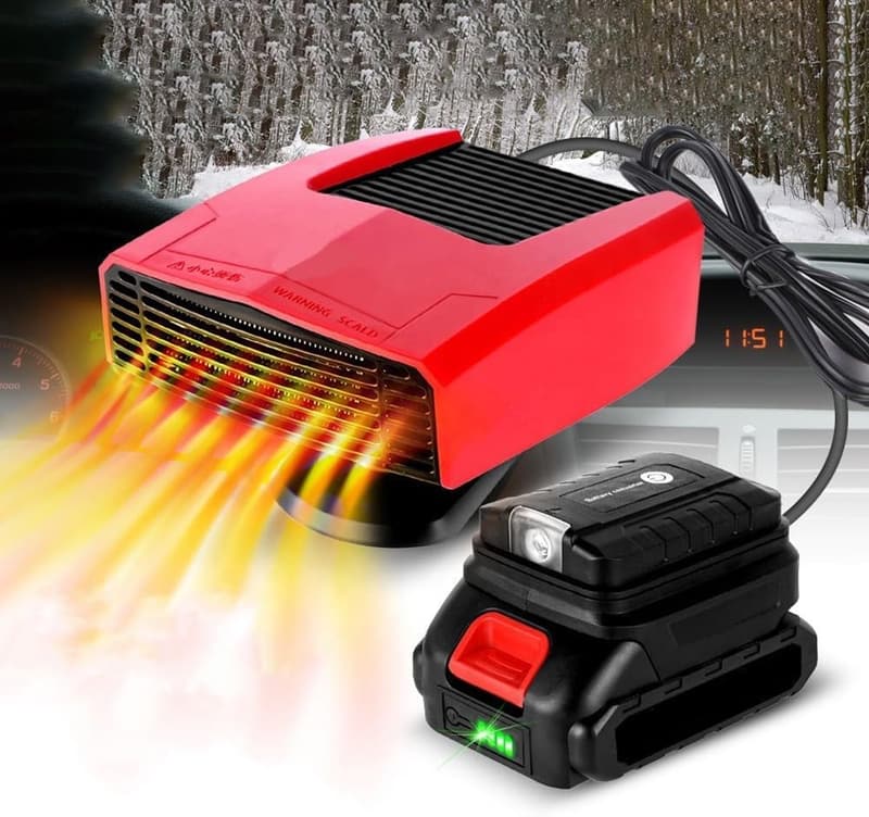 Tragbare Lithium-Autoheizung mit USB und Licht