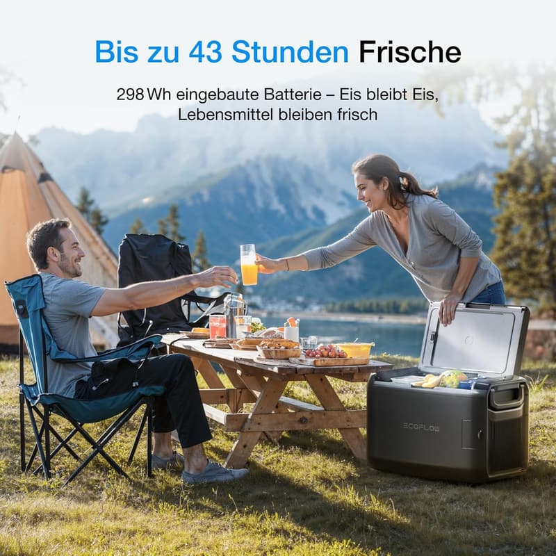 ECOFLOW GLACIER Classic 35L Tragbare Kühlbox mit Schnellgefrierfunktion