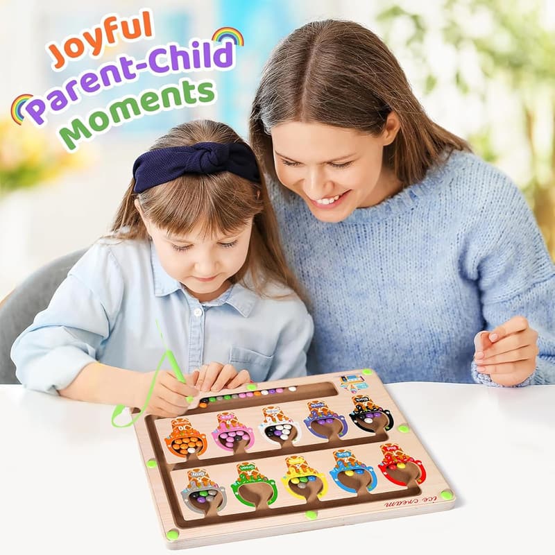 Montessori Magnetspielzeug Labyrinth für Kinder ab 3 Jahren