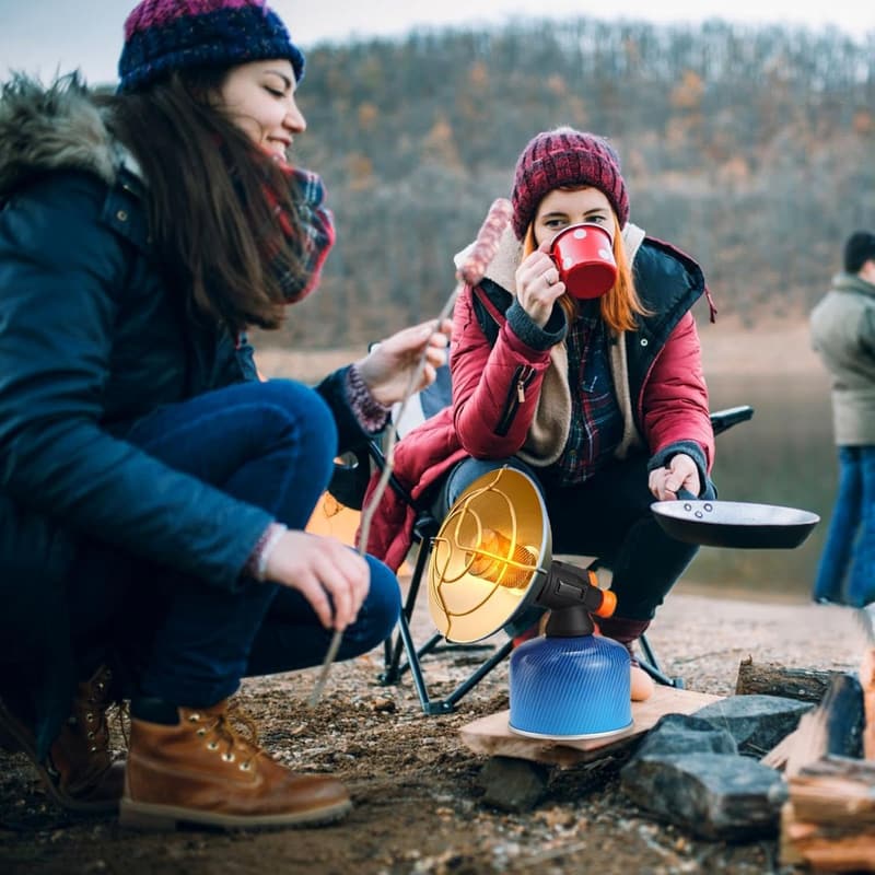Tragbare Edelstahl-Heizung für Camping und Picknick