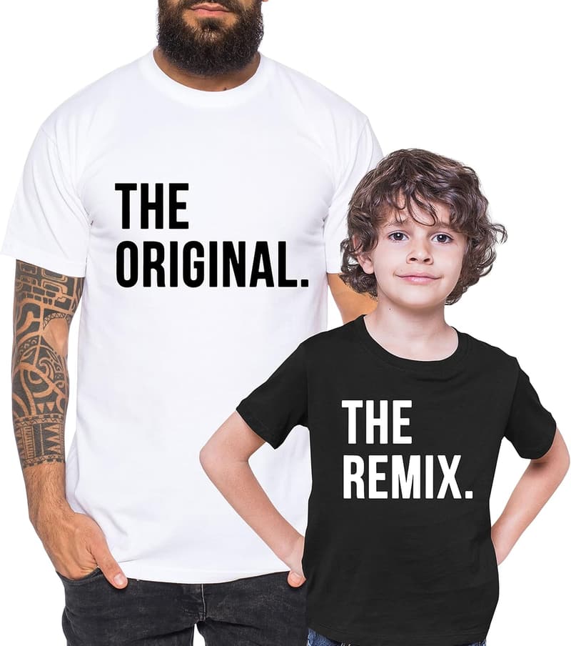 Partnerlook T-Shirt für Papa und Sohn – Baby Strampler