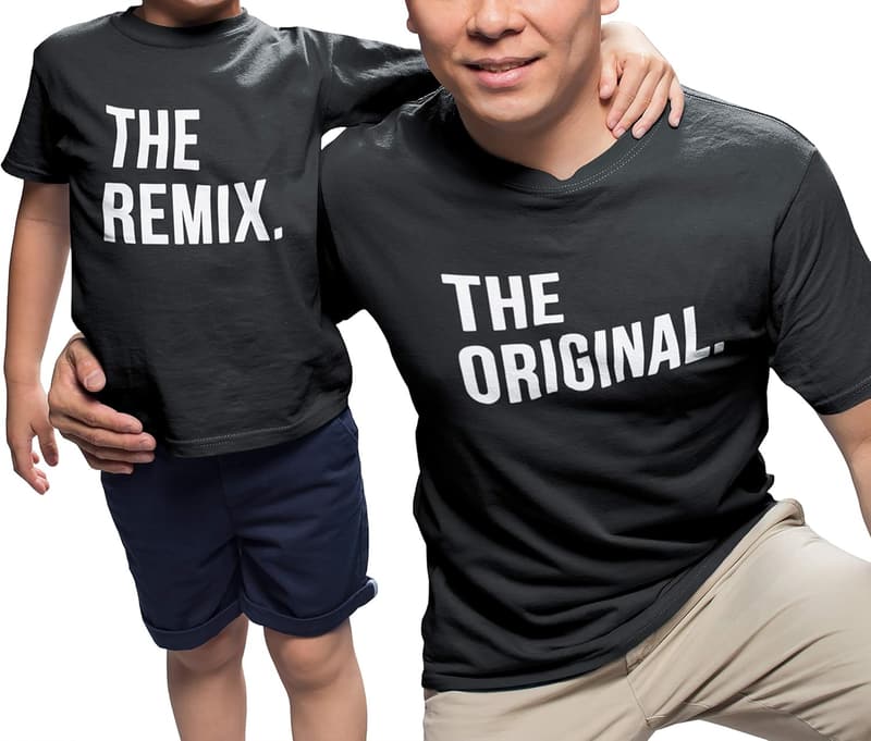 Partnerlook T-Shirt für Papa und Sohn – Baby Strampler
