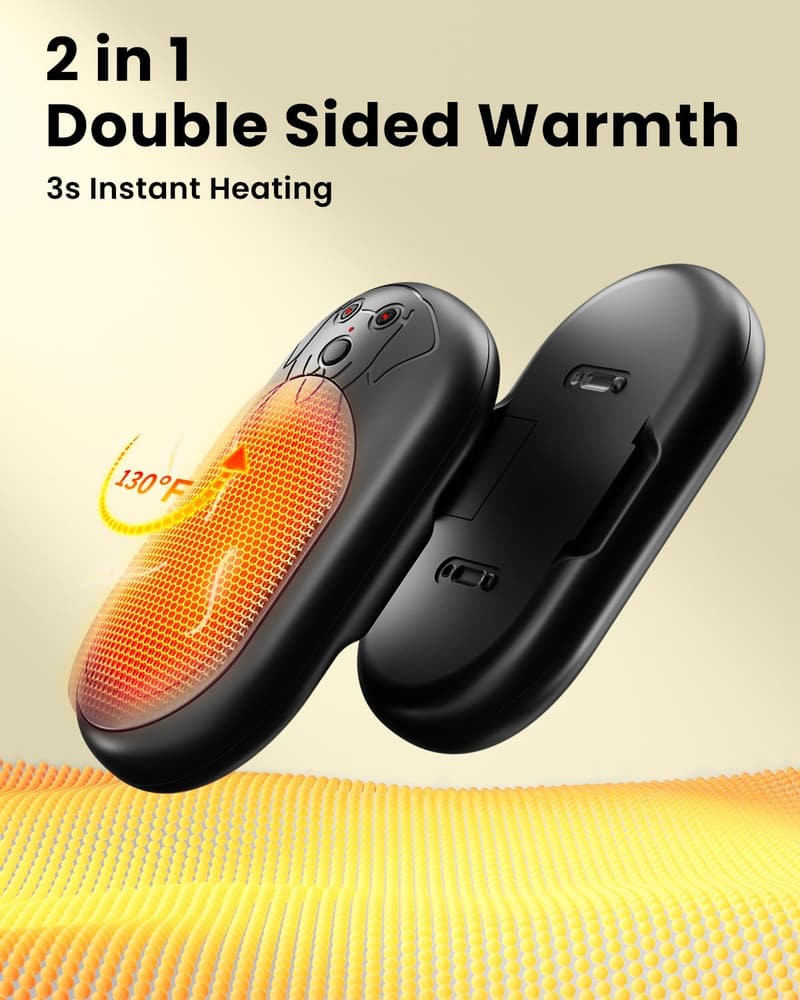 Wiederverwendbarer Handwärmer mit Ladekoffer – 14000mAh für Outdoor und Camping
