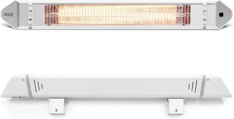 VASNER Teras 25 Elektroheizstrahler 2500W mit Abdeckhaube