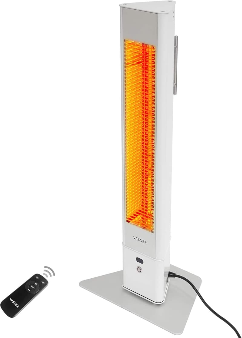 Infrarot Standheizstrahler 2500 Watt mit Fernbedienung für Terrasse