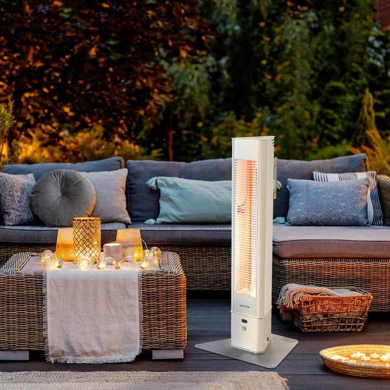 Infrarot Standheizstrahler 2500 Watt mit Fernbedienung für Terrasse
