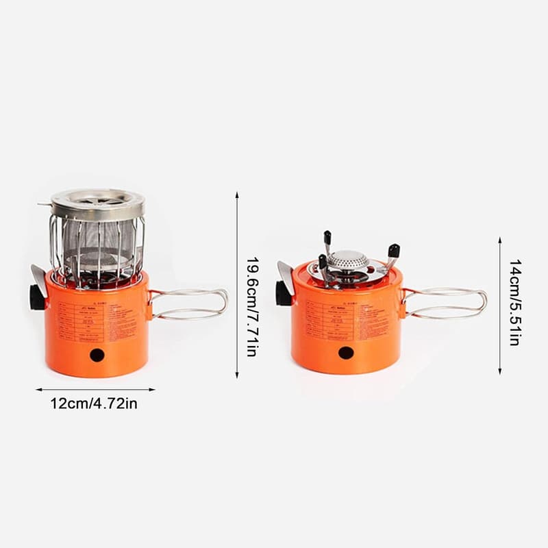 Tragbare 2-in-1 Petroleumheizung für Winter-Camping