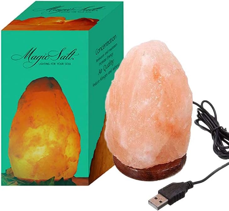 USB Salzlampe - Natürliche Lichtquelle für Wohlbefinden