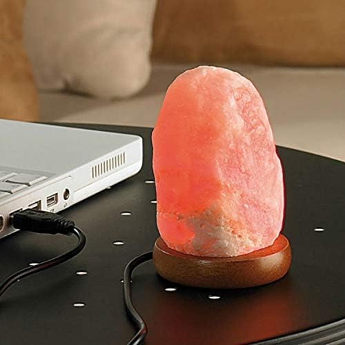 Mehrfarbige USB-Salzlampe für stimmungsvolle Beleuchtung