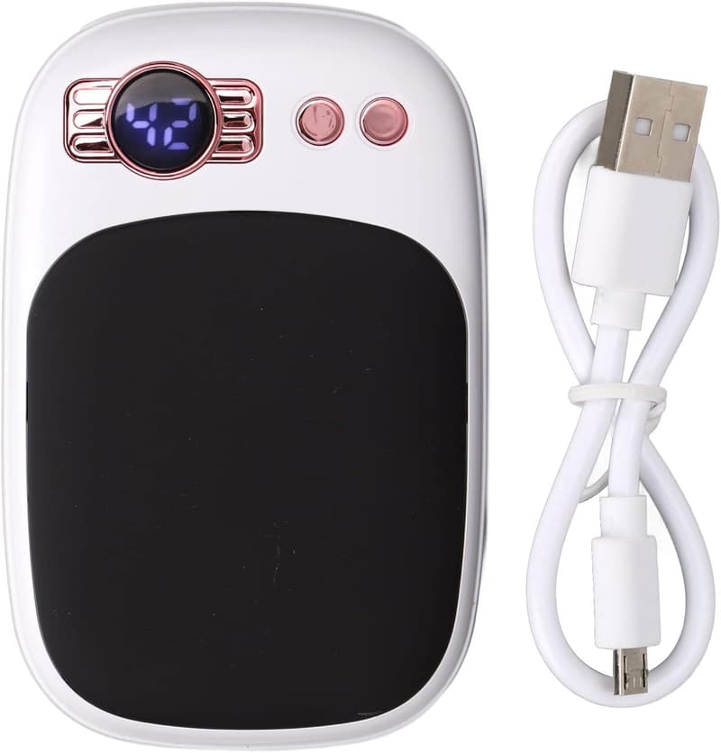 Wiederaufladbarer Handwärmer mit LED-Display und 10000mAh für Camping