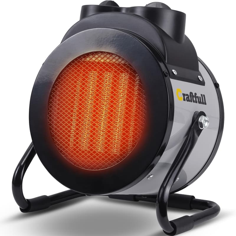 Craftfull Heizlüfter HL1000 | Energiesparende Elektroheizung 2000 Watt