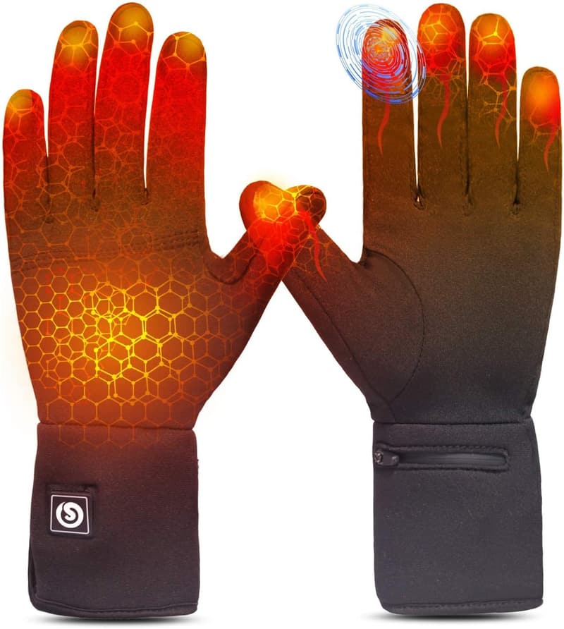 Wiederaufladbare beheizbare Winterhandschuhe für Herren und Damen