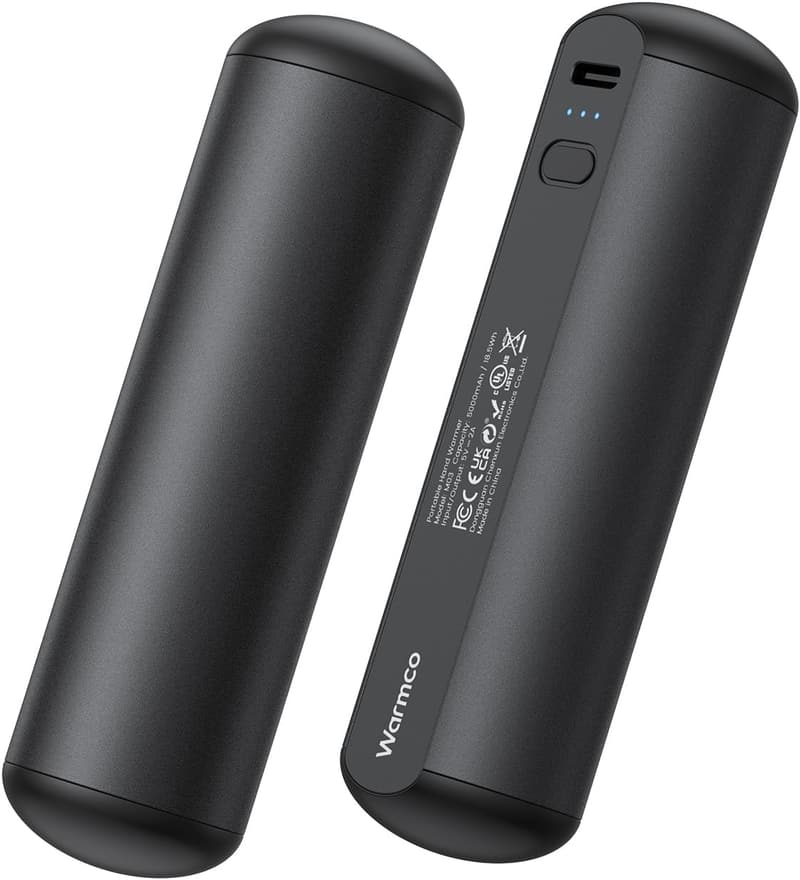 Elektrische Handwärmer 2er Set, 10000 mAh, tragbar mit 3 Heizstufen