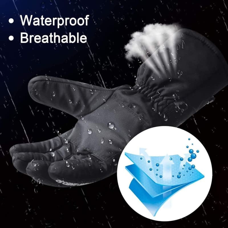 Wiederaufladbare beheizte Thermohandschuhe für Herren und Damen