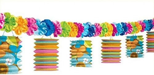 Tiki-Laternen-Girlande für Gartenpartys