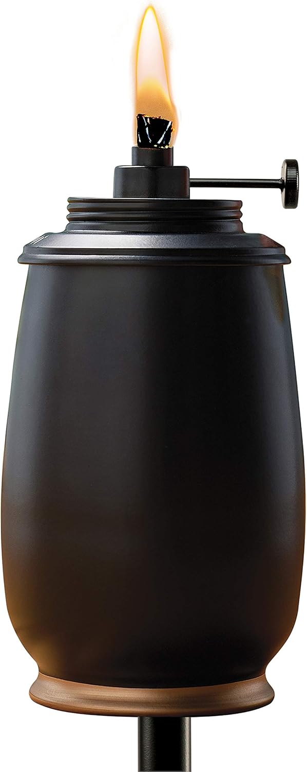 Tiki Brand Taschenlampe aus Metall, 165 cm, Schwarz