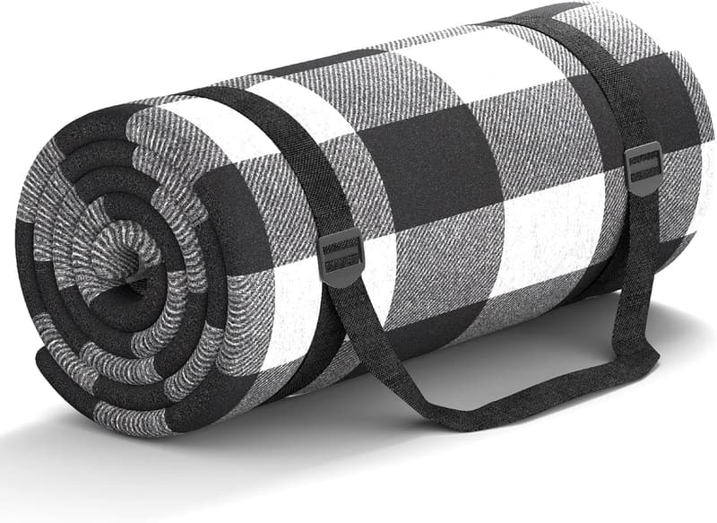 Wasserdichte Picknickdecke 200x200cm, faltbar für Strand und Park