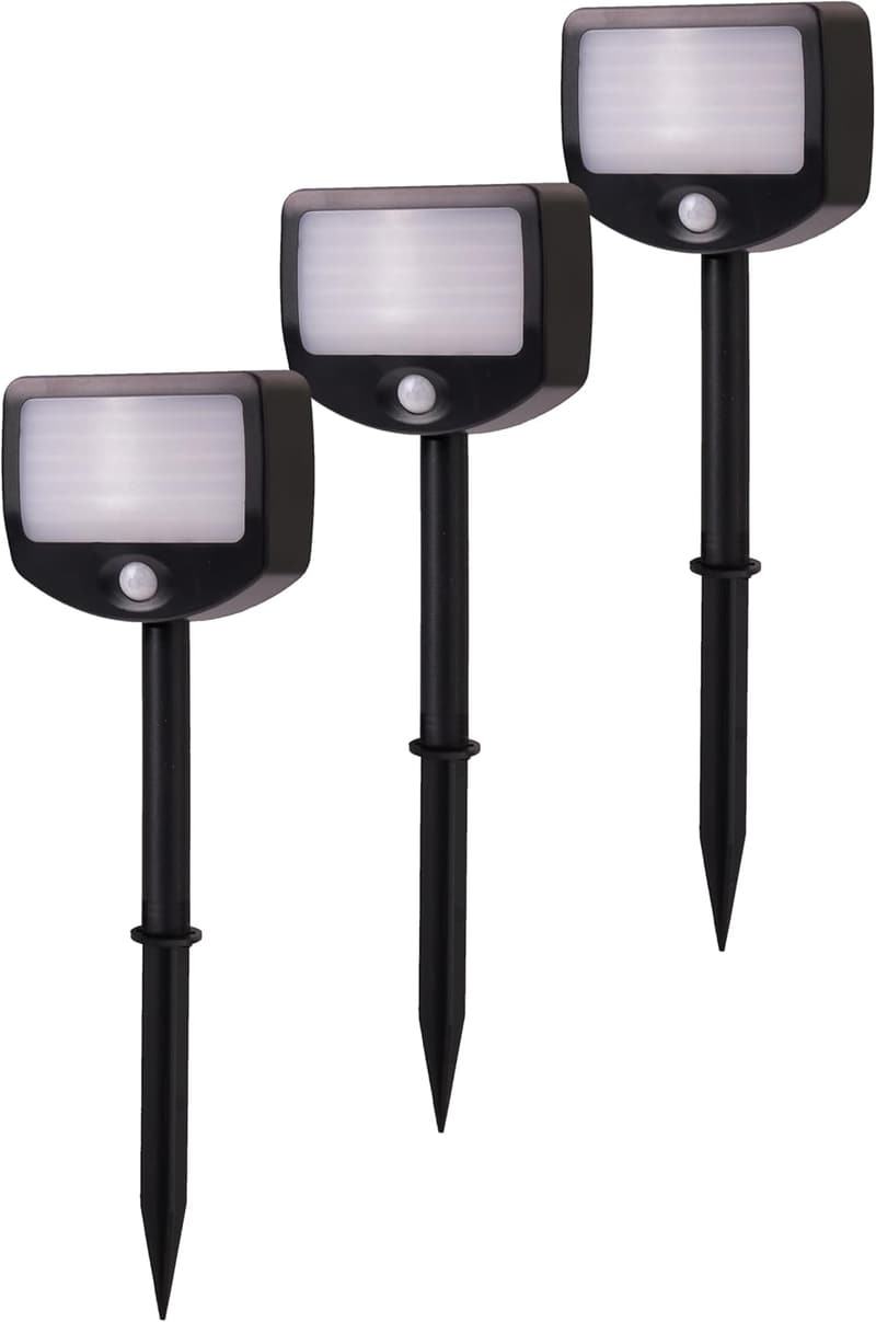 LED Strahler 3er Set mit Funk-Aktivierung und Bewegungsmelder