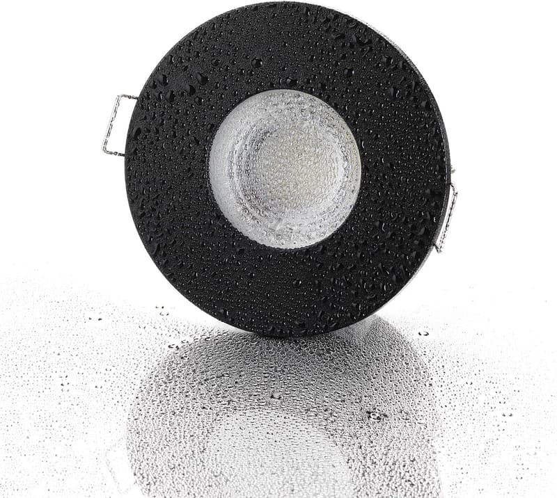 LED Spots für Badezimmer IP65 - Moderne schwarze Deckenstrahler neutralweiß