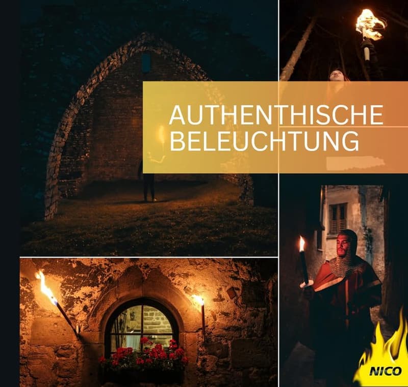 Hochwertige Wachsfackeln (50 Stück) für Gartenpartys und Outdoor-Events