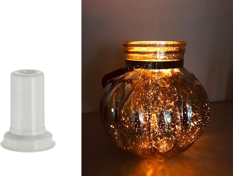 LED Flammenlicht mit Flammeneffekt - batteriebetriebene Deko-Leuchte